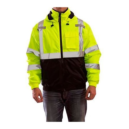 Tingley Bomber II Jacket, Size Tall Men's XT, Type R Class 3, Fluorescent Yellow, Green, Black J26112.XT